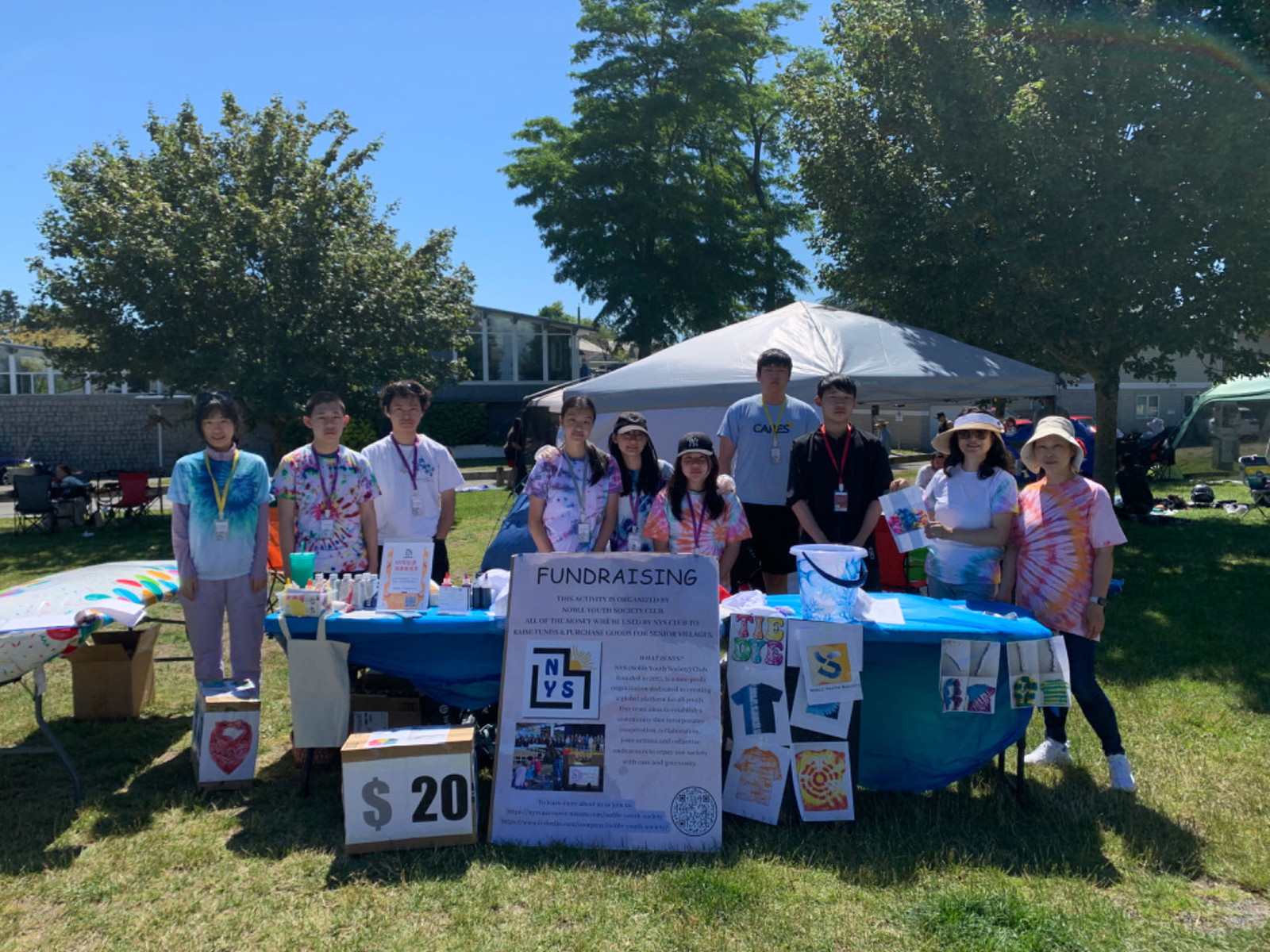 NYS volunteers at a community fundraiser
